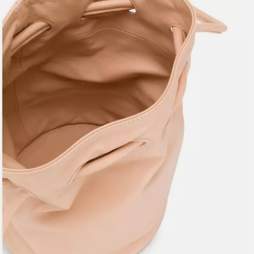 MANSUR GAVRIEL Lambskin Leather Drawstring Pouch Purse - Picture 3 of 9